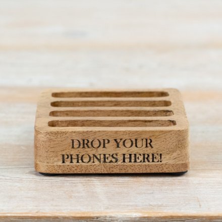 Elegant wooden mobile stand 