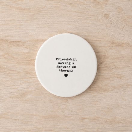 Frienship Coaster, 10cm 