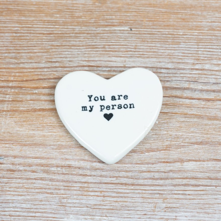 4cm "You Are My Person" Heart Token
