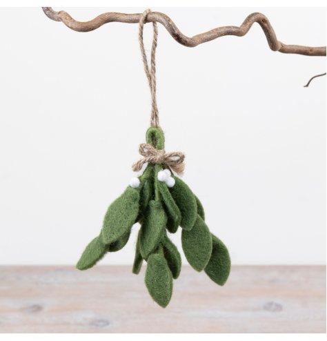Adorable hanger made from soft felt material.