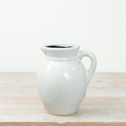 Ceramic Jug Vase, 20cm 