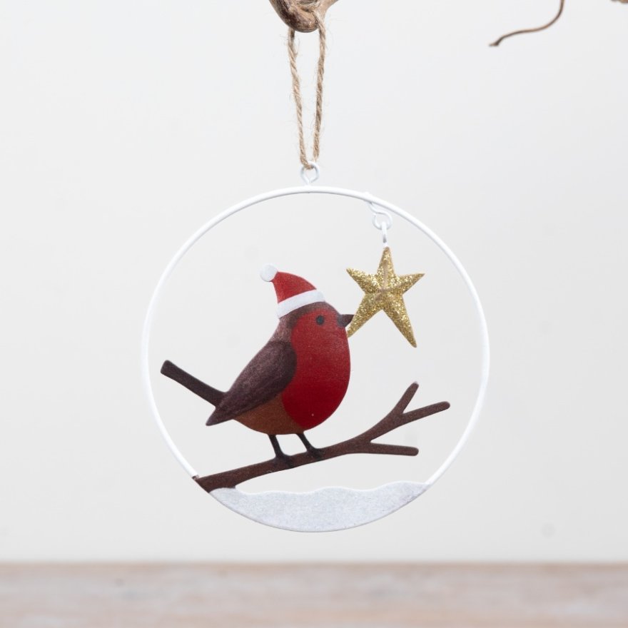 Robin & Star Hanger, 11.5cm