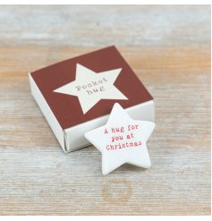 Natural white marble star in a chic drawer box—rustic elegance with a personal touch.