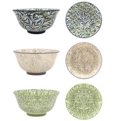 A ;lovely assortment of William morris design small bowls 