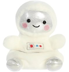 Meet Cosmo Astronaut Palm Pal – the ultra-soft, cream fabric plush toy that fits perfectly in your hand,