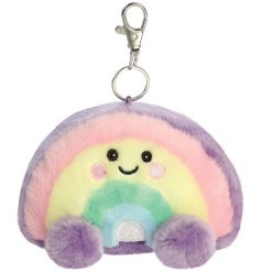 Brighten your day with the Vivi Rainbow Palm Pal Keyring 