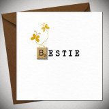 Celebrate your special bond with our elegant Bestie Greetings Card