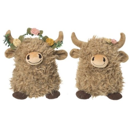 2/A Highland Cows Flower Crown, 13cm 