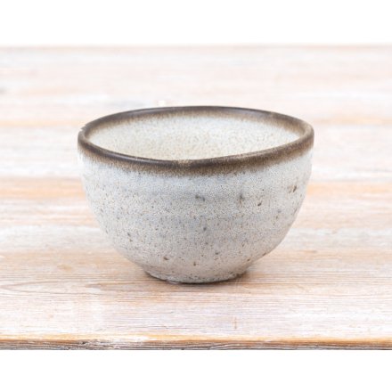 Add a touch of rustic charm with this handcrafted Rustic Speckle Bowl,