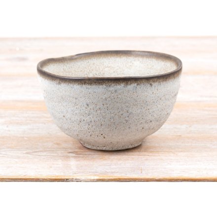 a stunning speckled bowl perfect for updating your kitchenware 