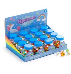 Add a sprinkle of enchantment to your desk with Unicorn Magic Mini Erasers in a Pot