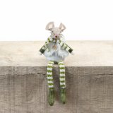 Soft fabric mouse adds a charming woodland touch to your seasonal and nature-inspired decor.