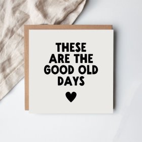 Mark special moments with this stylish black and white greeting card, perfect for any joyful occasion.