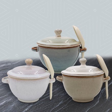 15cm Soup Bowl & Spoon Set 3/A 