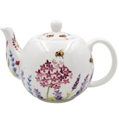 Graceful blossoms with buzzing bees, a charming floral design.