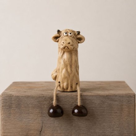 Little Looker Highland Cow Figurine, 11cm