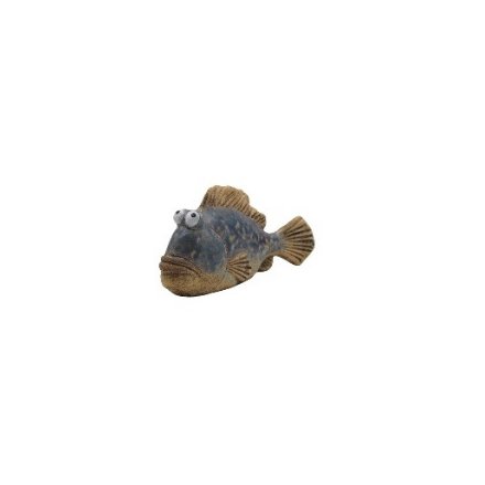 Little Lookers Blue Fish Ornament, 7.4cm 