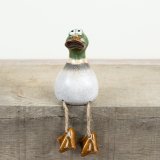 View Little Lookers Duck Dangling Feet, 12cm Details a charming sitting duck with dangley legs and feet