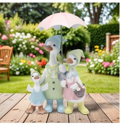Celebrate spring’s charm with the Rainy Day Duck Family