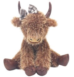 Secure doors in style with Hatty, the adorable Highland Cow doorstop.