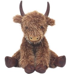 Secure your doors effortlessly with the Highland Cow Doorstop Henry.