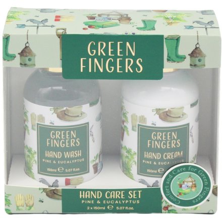 Hand Wash & Cream Set Green Fingers 