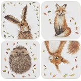 Add rustic charm to your home with our Wildlife Coasters
