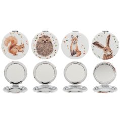 Explore the Wildlife Compact Mirror—durable design meets chic elegance.