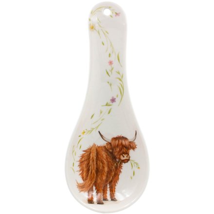 Highland Cow Spoon Rest, 24cm 