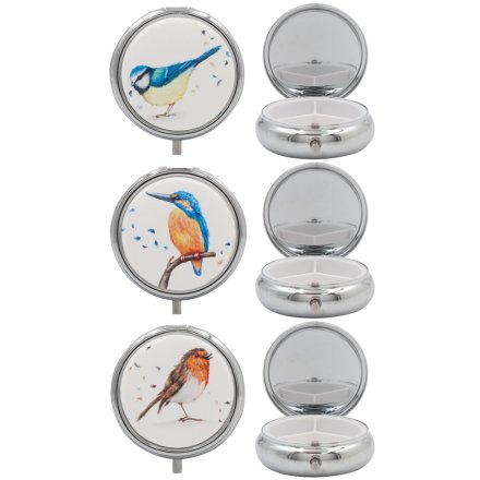 3/A Pill Box British Birds , 6cm 