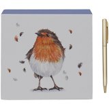 Stay organised in style with the Robin's Memo Block