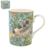 Enjoy your favourite  brew in style with the Strawberry thief mug