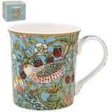 Presented in a beautiful gift box, described as the Strawberry thief mug by William Morris 