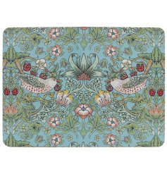 Add classic charm to your dining table with the Strawberry Thief Placemats 