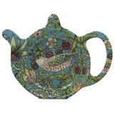 Keep your tea-time essentials beautifully organised with the Strawberry Thief Teabag Tidy