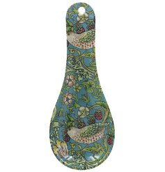 Brighten up the kitchen with this colourful wildlife themed spoon rest designed by the iconic William Morris.