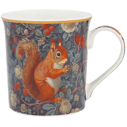 12cm William Morris Squirrel Mug, 