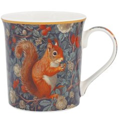 Sip your favorite drink in style with this lovely William Morris Squirrel Mug.