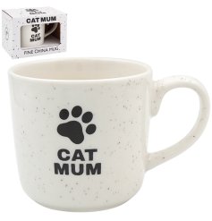 Celebrate your love for your feline friend with our charming Cat Mum Mug