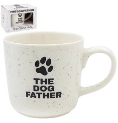 Savor your favorite drink with The Dog Father Mug.