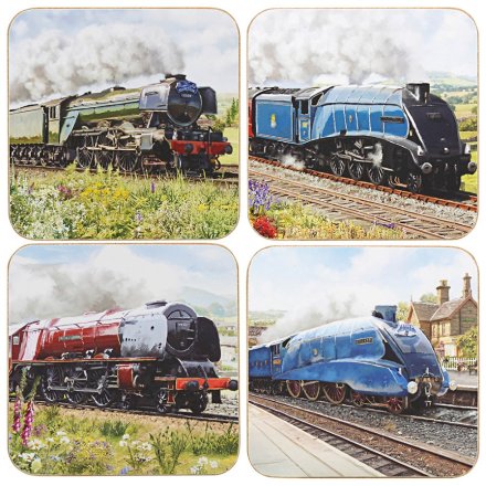 S/4 Classic Trains Coaster, 11cm 