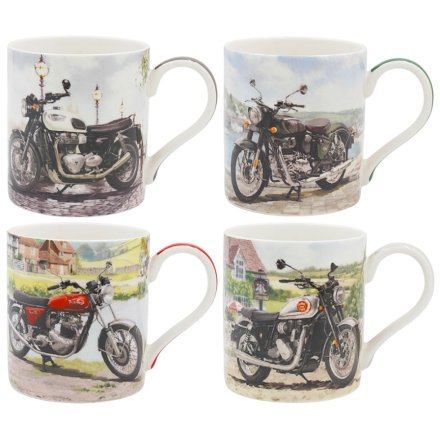4/A Classic Motorcycles Coffee Mug, 13cm
