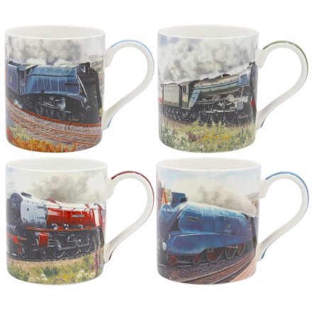 13cm Classic Trains Mug, 4/A 