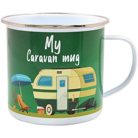 13cm Caravan Tin Mug