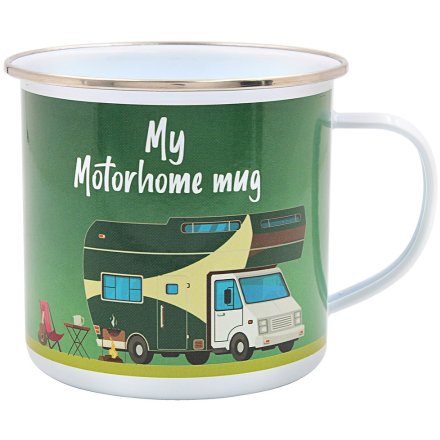 13cm Motorhome Tin Mug