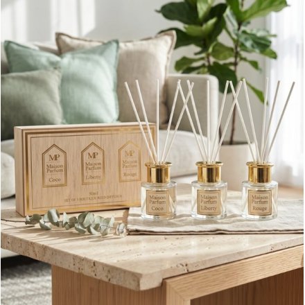 50ML Diffuser Set of 3 Coco/Liberty/Rouge