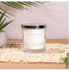 Charming scented candle from the Desire Aroma collection, elegantly presented in a beautiful box.