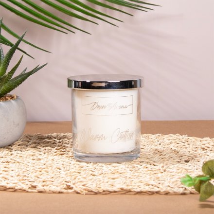 Desire Aroma Warm Cotton Scented Candle, 10cm