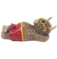 Enjoy rustic charm with the Highland Cow Beach Time