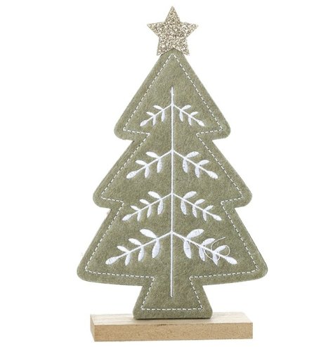 Adorable felt ornament perfect for decorating your tree.